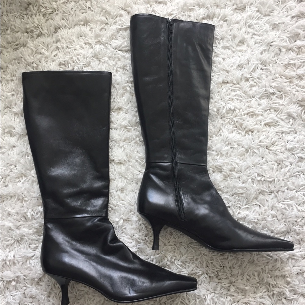 Black Leather STUART WEITZMAN Boots